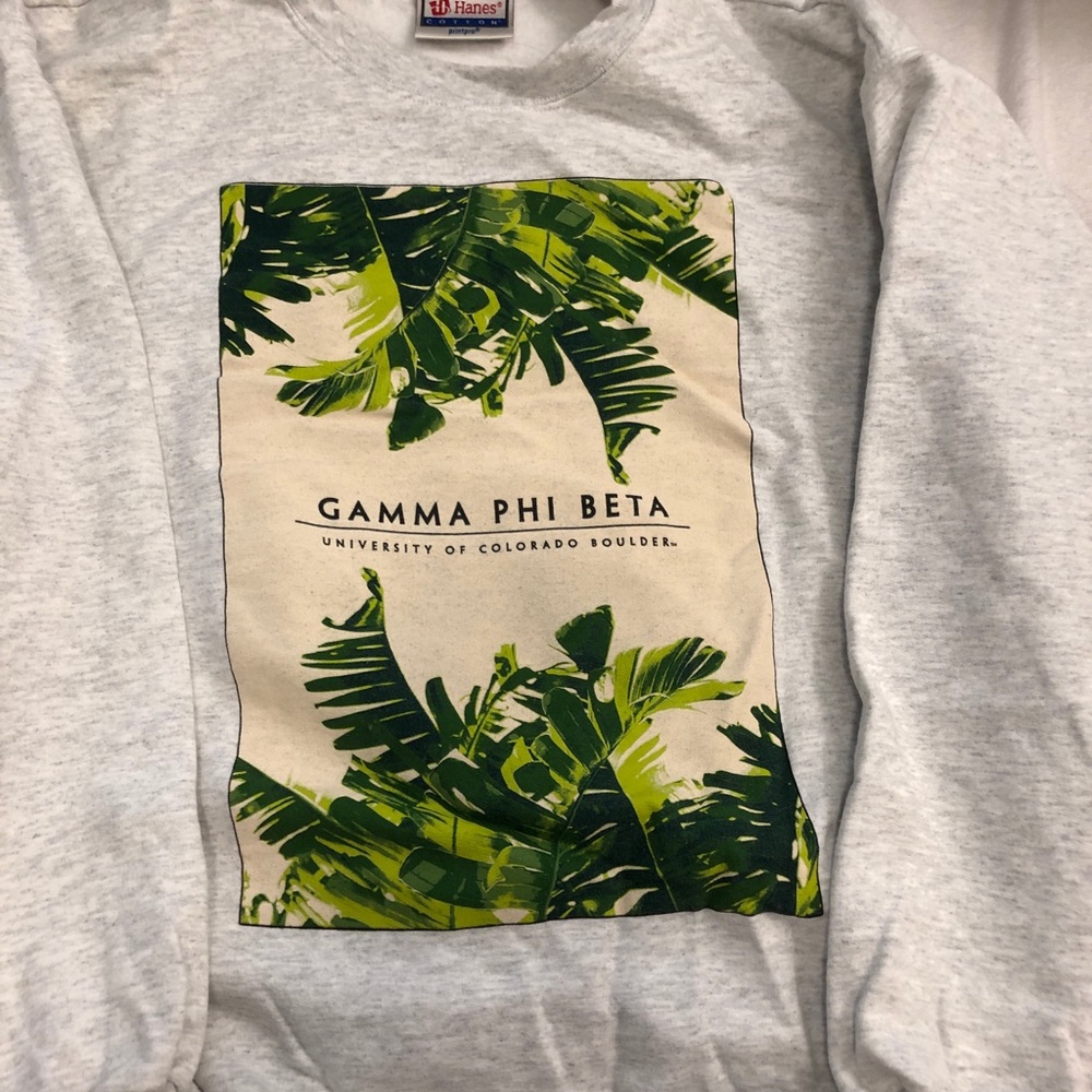 Gamma Phi Beta Sweatshirt CU Boulder